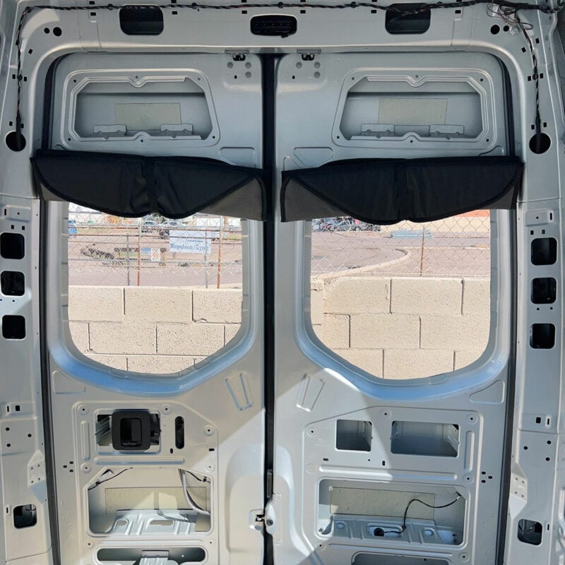 sprinter van rear door window shades