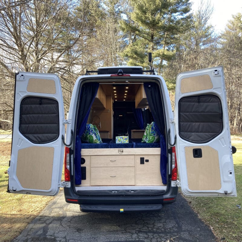 rear door window shades for van